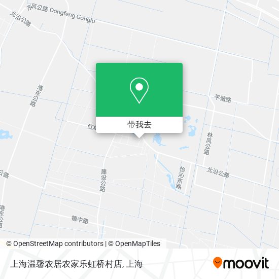 上海温馨农居农家乐虹桥村店地图