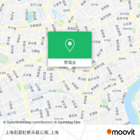 上海彩庭虹桥乐庭公寓地图