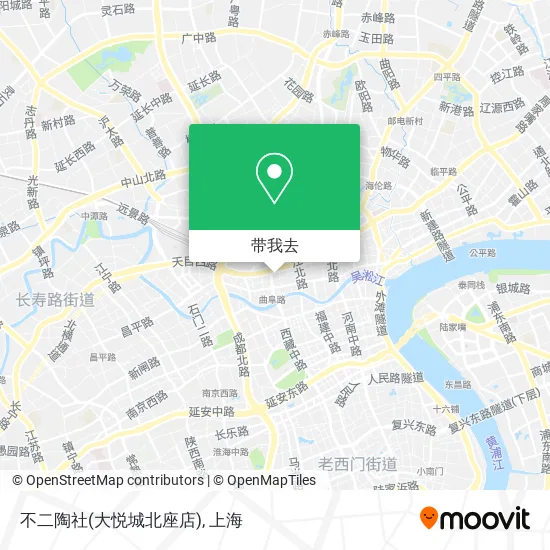 不二陶社(大悦城北座店)地图