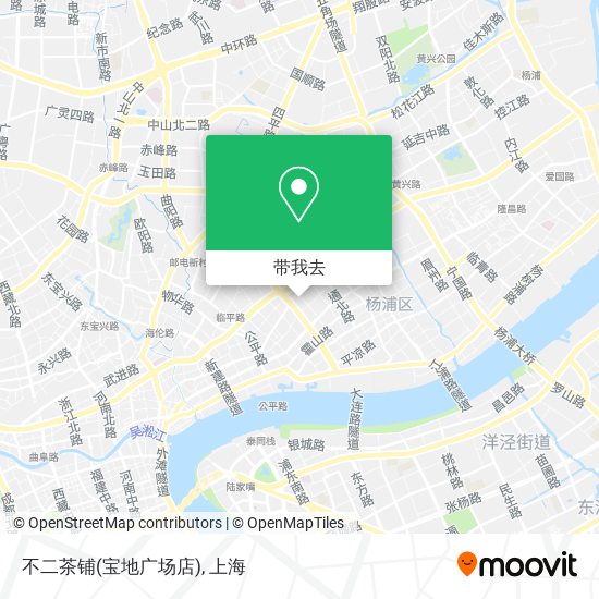 不二茶铺(宝地广场店)地图