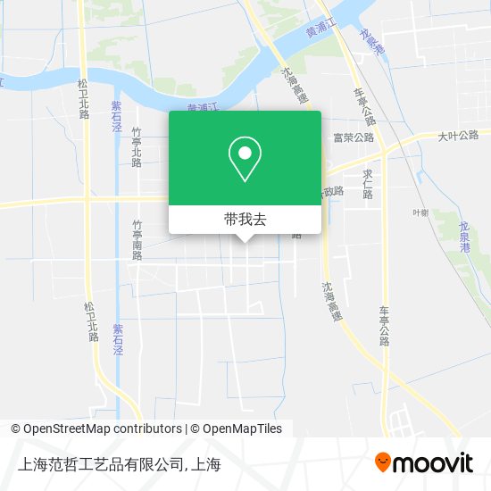 上海范哲工艺品有限公司地图