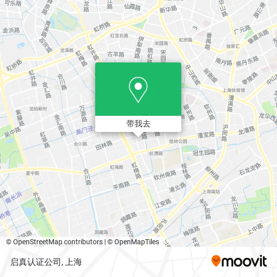 启真认证公司地图
