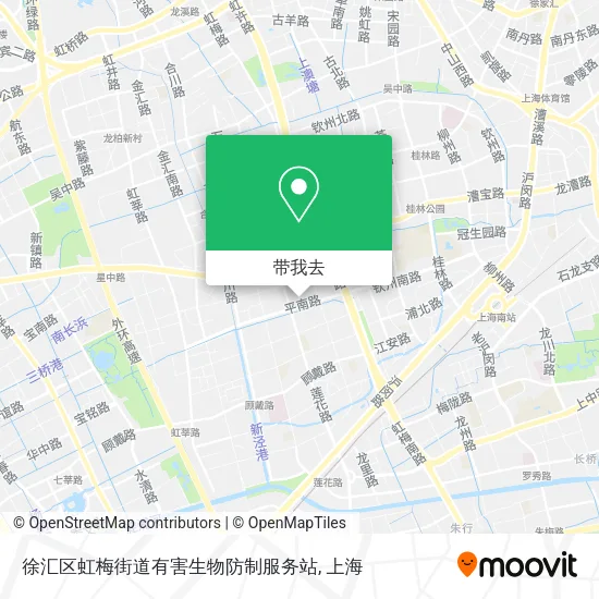 徐汇区虹梅街道有害生物防制服务站地图