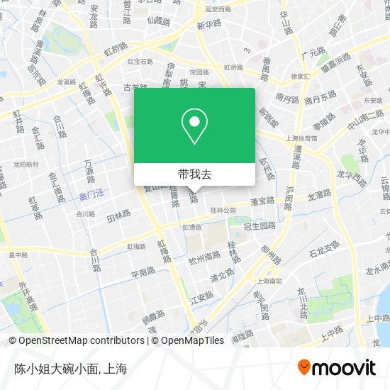 陈小姐大碗小面地图