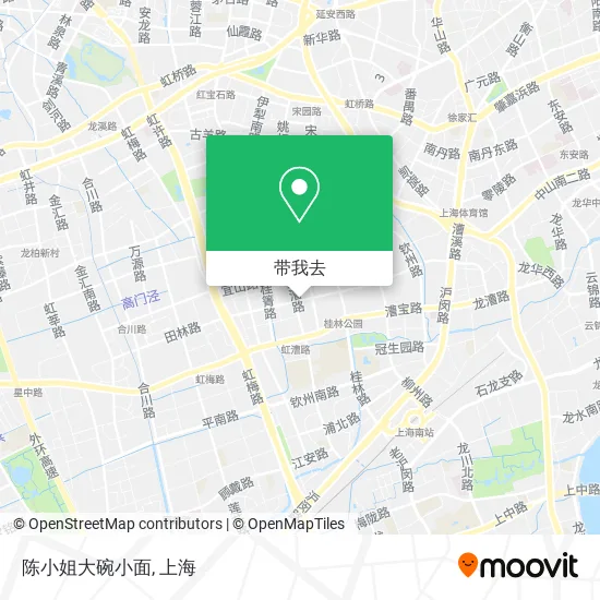 陈小姐大碗小面地图