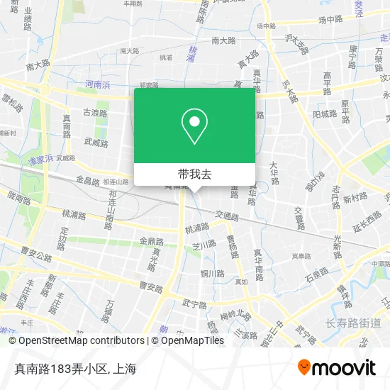 真南路183弄小区地图