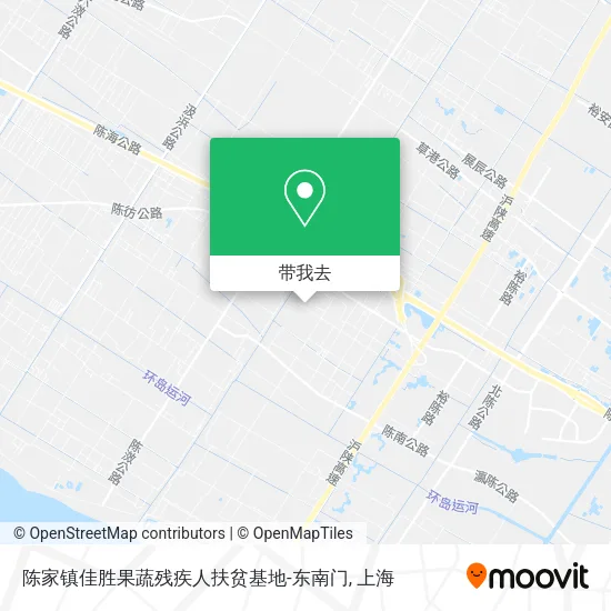 陈家镇佳胜果蔬残疾人扶贫基地-东南门地图