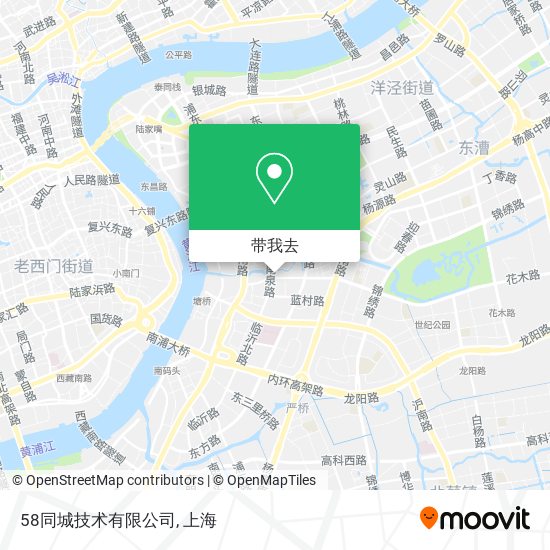 58同城技术有限公司地图