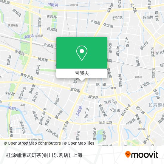 桂源铺港式奶茶(铜川乐购店)地图