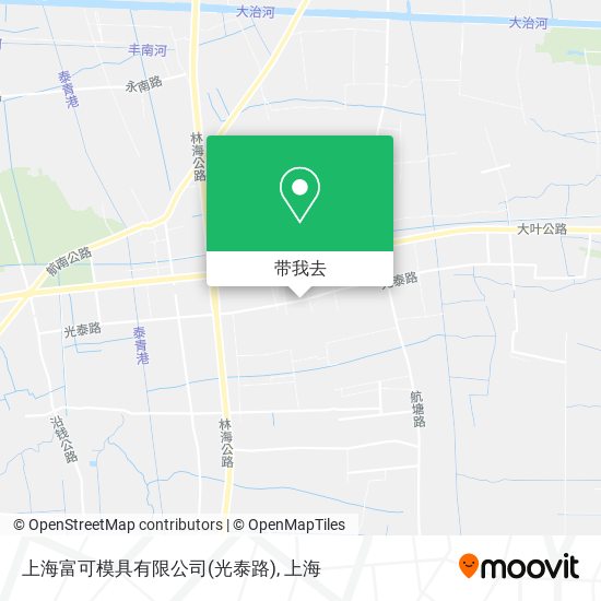 上海富可模具有限公司(光泰路)地图