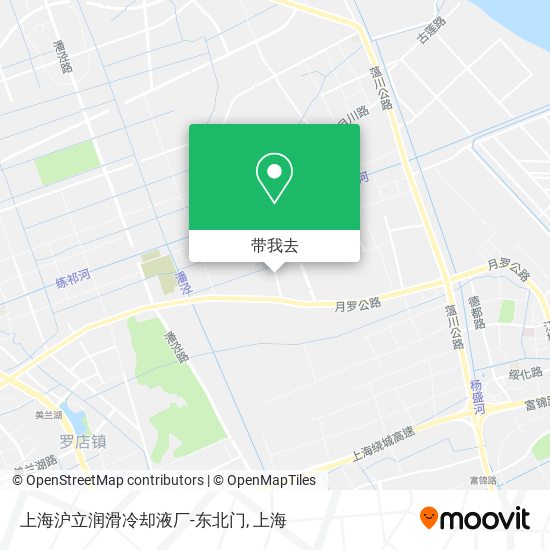 上海沪立润滑冷却液厂-东北门地图