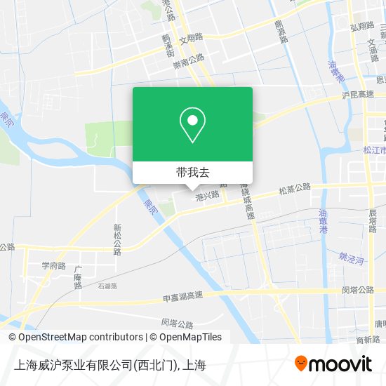 上海威沪泵业有限公司(西北门)地图