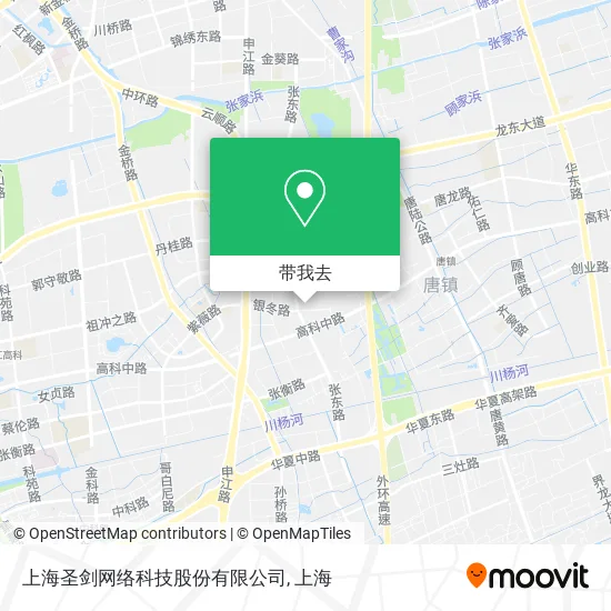 上海圣剑网络科技股份有限公司地图
