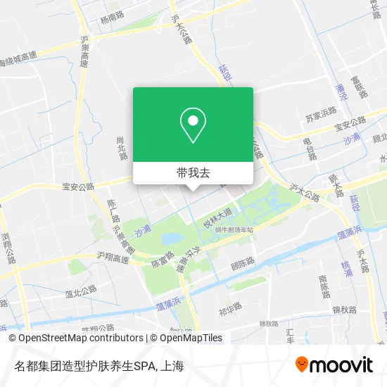 名都集团造型护肤养生SPA地图