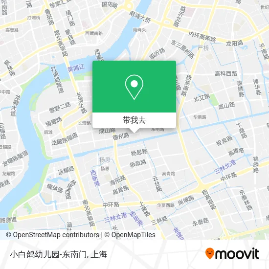 小白鸽幼儿园-东南门地图