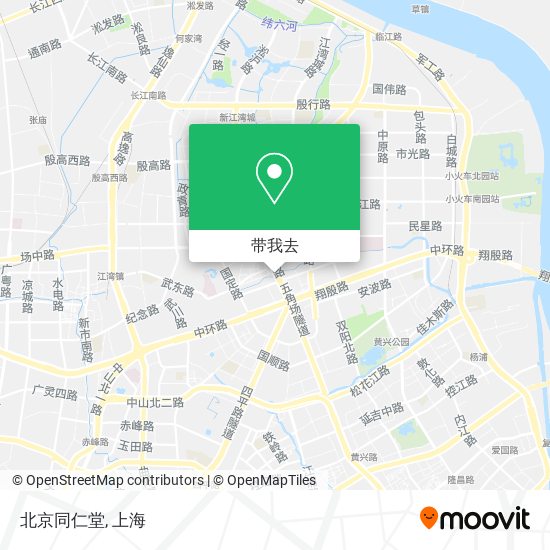 北京同仁堂地图