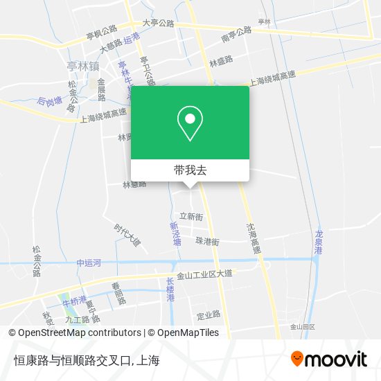 恒康路与恒顺路交叉口地图