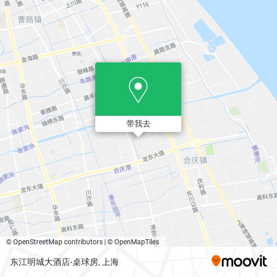 东江明城大酒店-桌球房地图