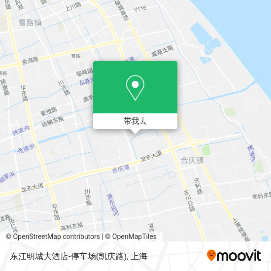 东江明城大酒店-停车场(凯庆路)地图