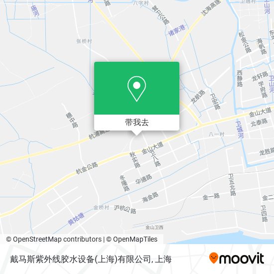 戴马斯紫外线胶水设备(上海)有限公司地图
