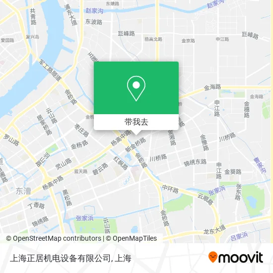 上海正居机电设备有限公司地图
