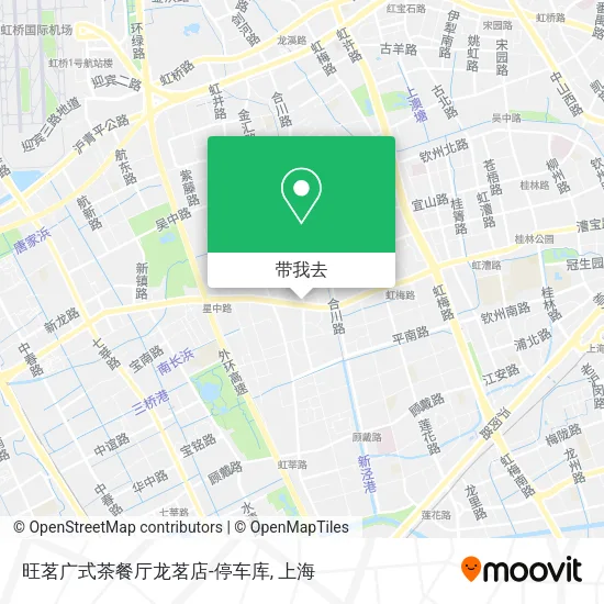 旺茗广式茶餐厅龙茗店-停车库地图