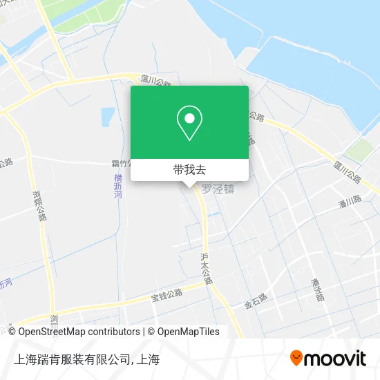 上海踹肯服装有限公司地图