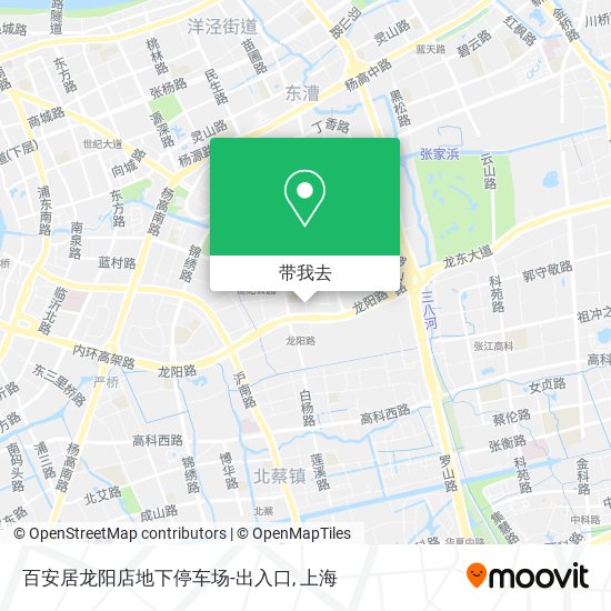 百安居龙阳店地下停车场-出入口地图