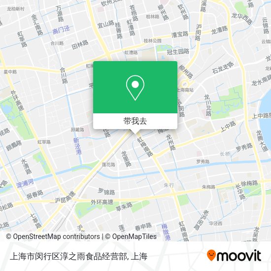 上海市闵行区淳之雨食品经营部地图