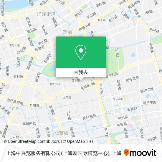上海中展览服务有限公司(上海新国际博览中心)地图