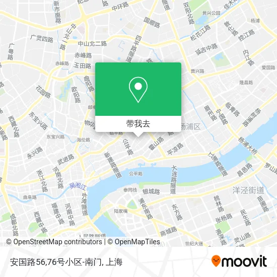 安国路56,76号小区-南门地图