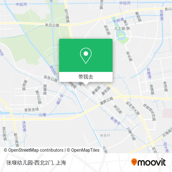 张堰幼儿园-西北2门地图
