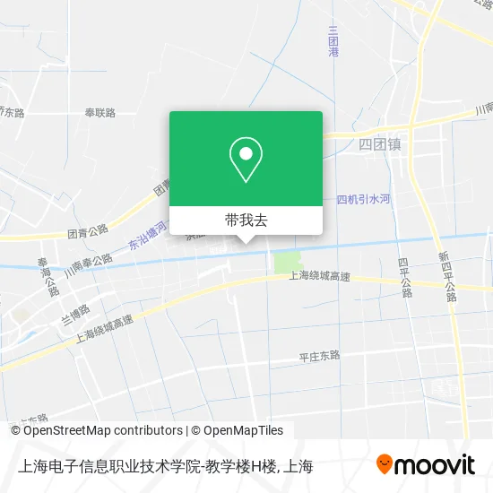 上海电子信息职业技术学院-教学楼H楼地图