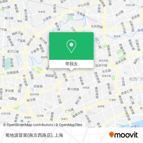 蜀地源冒菜(南京西路店)地图
