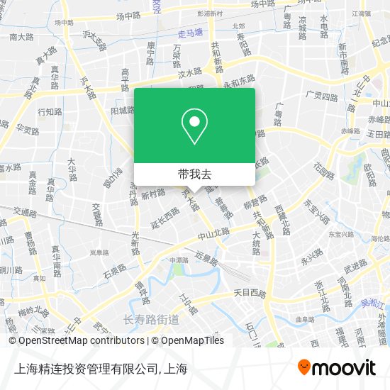 上海精连投资管理有限公司地图