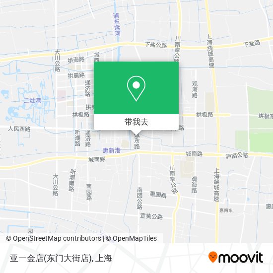 亚一金店(东门大街店)地图