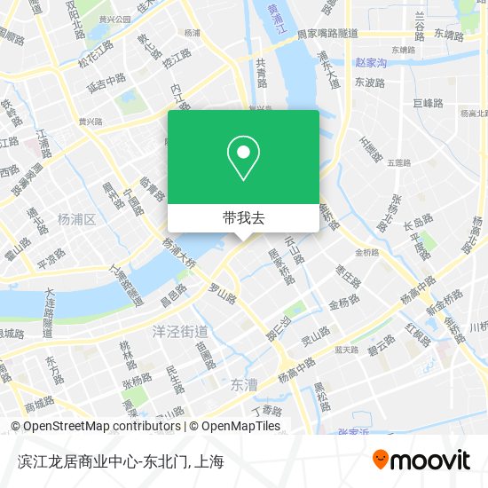 滨江龙居商业中心-东北门地图
