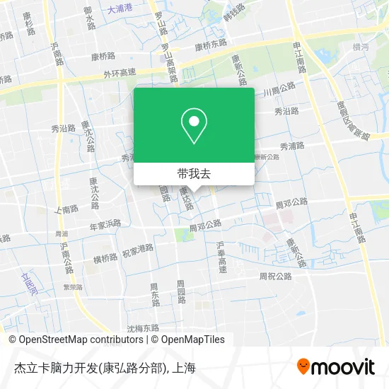 杰立卡脑力开发(康弘路分部)地图