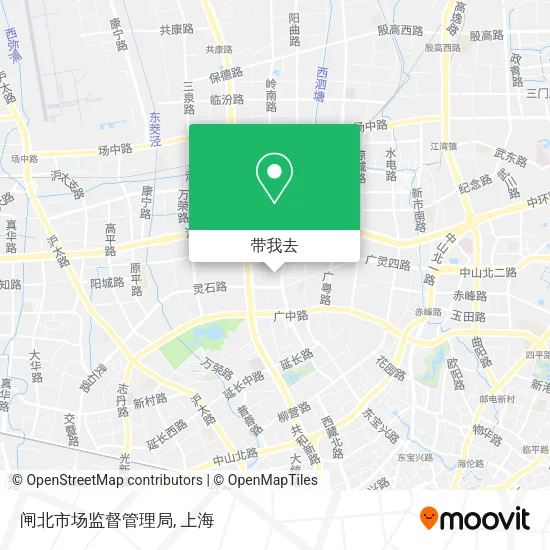 闸北市场监督管理局地图