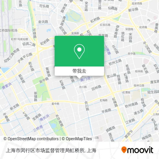 上海市闵行区市场监督管理局虹桥所地图