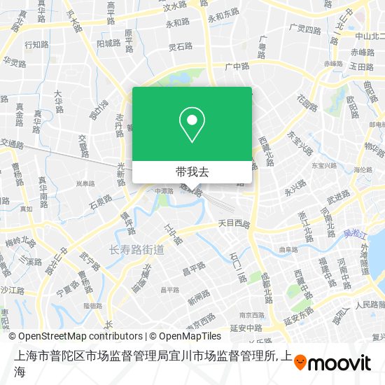 上海市普陀区市场监督管理局宜川市场监督管理所地图