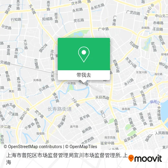 上海市普陀区市场监督管理局宜川市场监督管理所地图