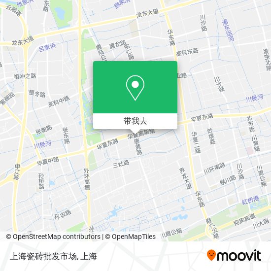 上海瓷砖批发市场地图