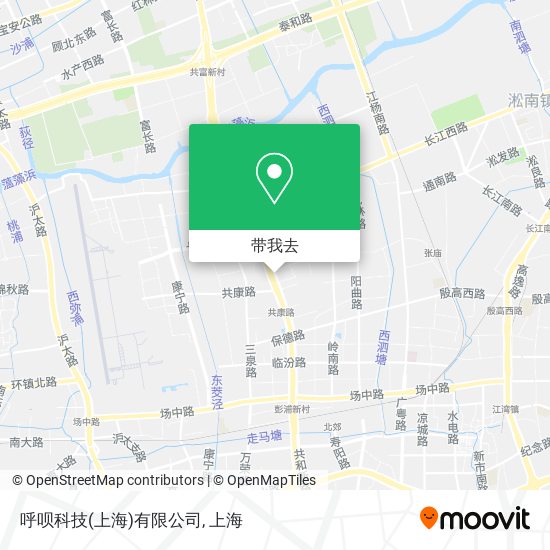 呼呗科技(上海)有限公司地图