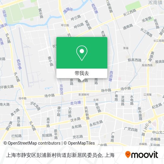 上海市静安区彭浦新村街道彭新居民委员会地图
