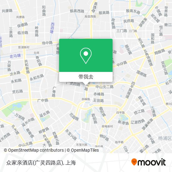 众家亲酒店(广灵四路店)地图