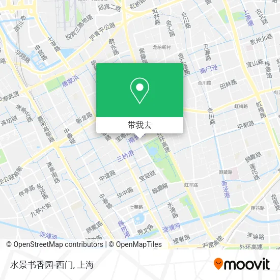 水景书香园-西门地图