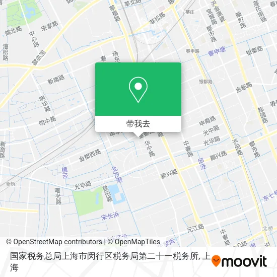 国家税务总局上海市闵行区税务局第二十一税务所地图
