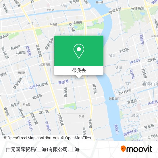 佶元国际贸易(上海)有限公司地图