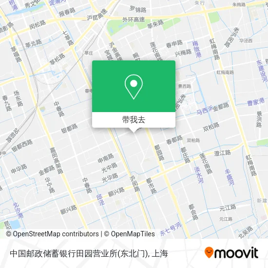 中国邮政储蓄银行田园营业所(东北门)地图